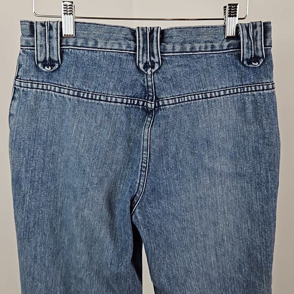 Marc Jacobs Bootcut Mid-Rise Released Hem Denim Blue Jeans | Women's 4 - Picture 5 of 15